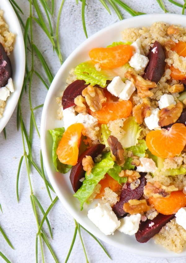 Beet Salad with Quinoa and Mandarin Orange