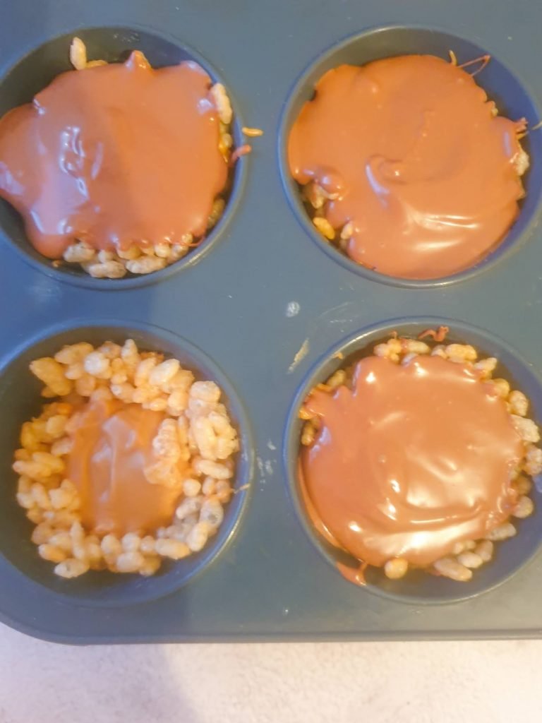 Chocolate Peanut Butter Rice Krispies Treats